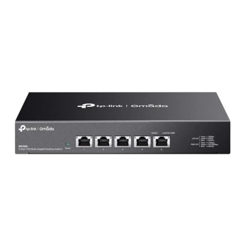 【Amazon.co.jp限定】 TP-Link 5ポート 全ポート10G対応 10G マルチギガビット アンマネージ プラグ&プレイ Omada対応 スイッチングハブ DS105X