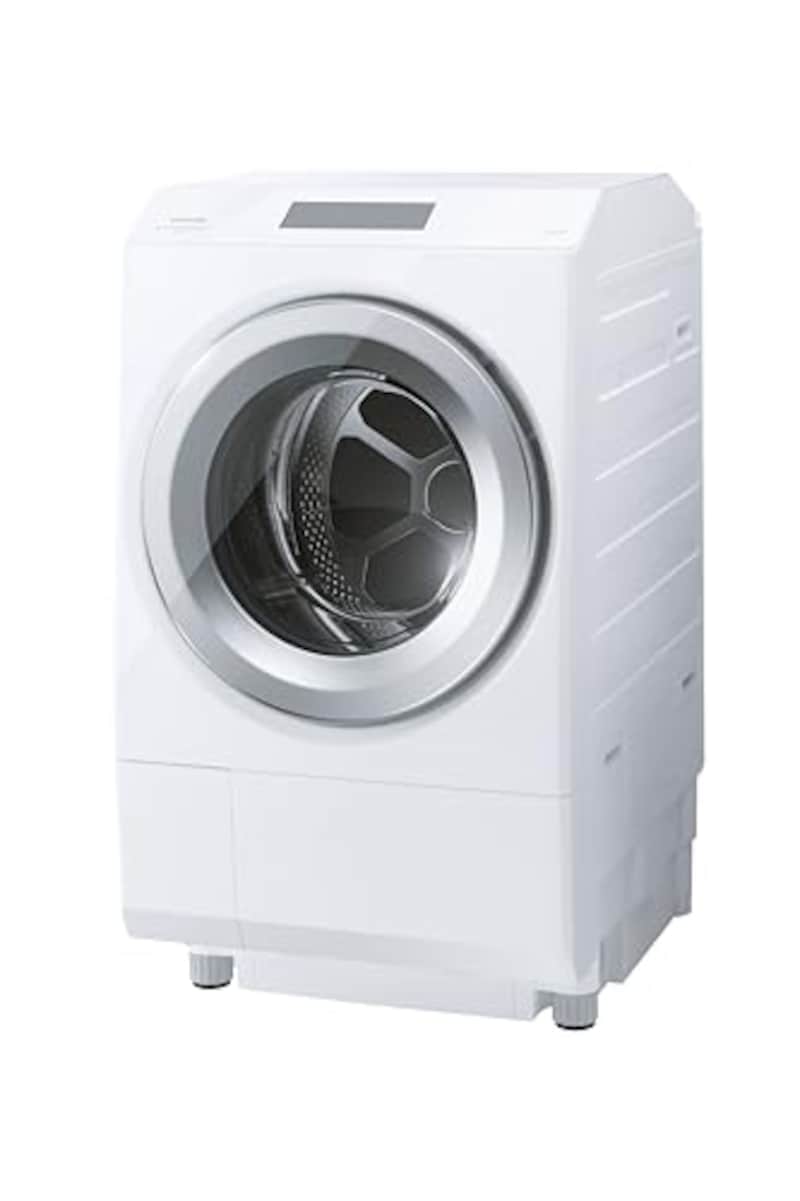 TOSHIBA(東芝) ドラム式洗濯乾燥機 幅60㎝ 洗濯12kg 乾燥7kg 右開き TW-127XP3R(W)