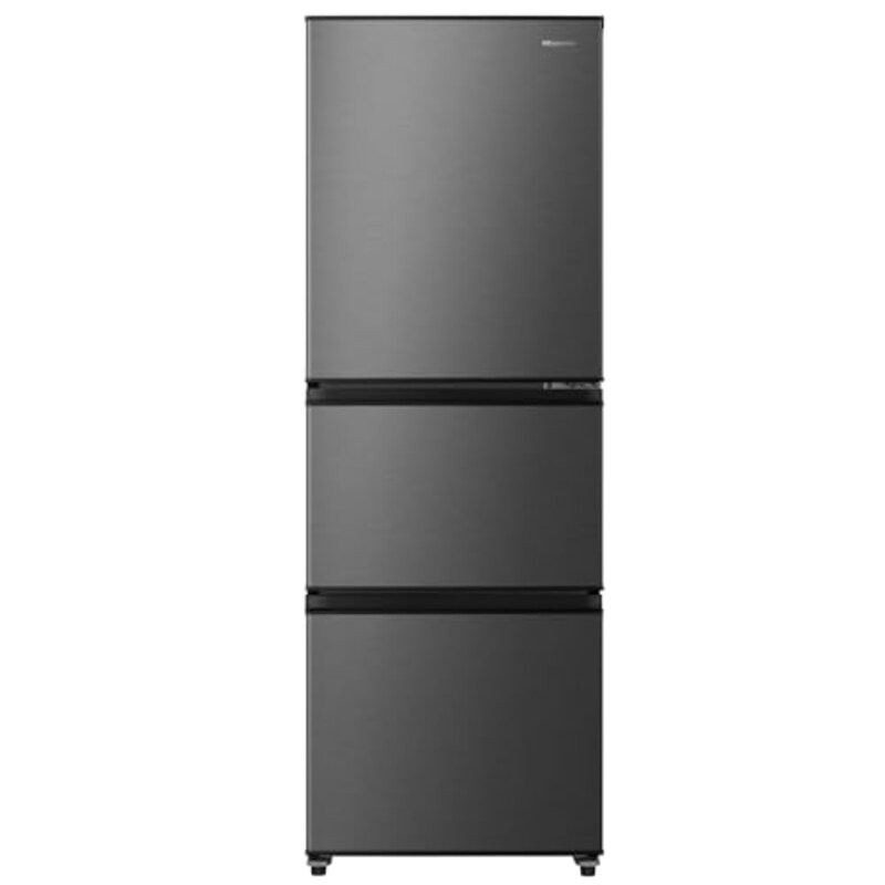 ハイセンス 冷蔵庫 幅55.4cm 283L スペースグレー HR-D28ES