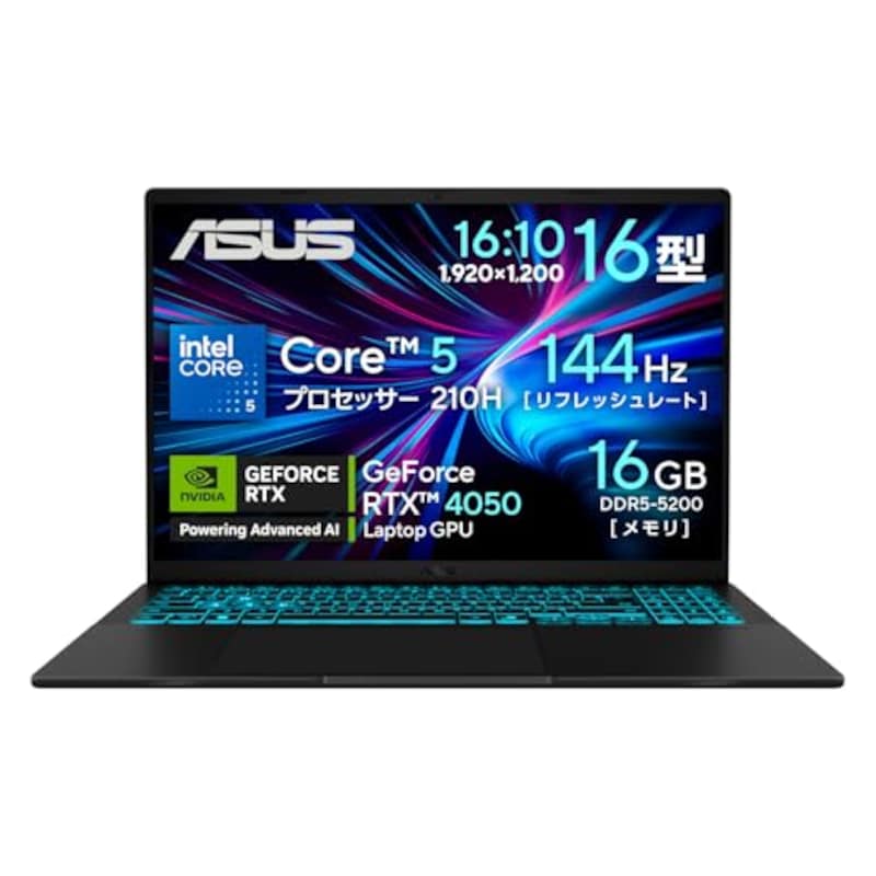 ASUS ゲーミングノートPC ASUS Gaming V16 V3607VU