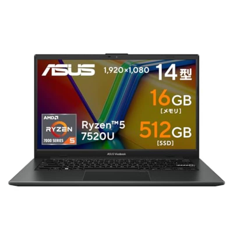 ASUS ノートパソコン Vivobook Go 14 E1404FA