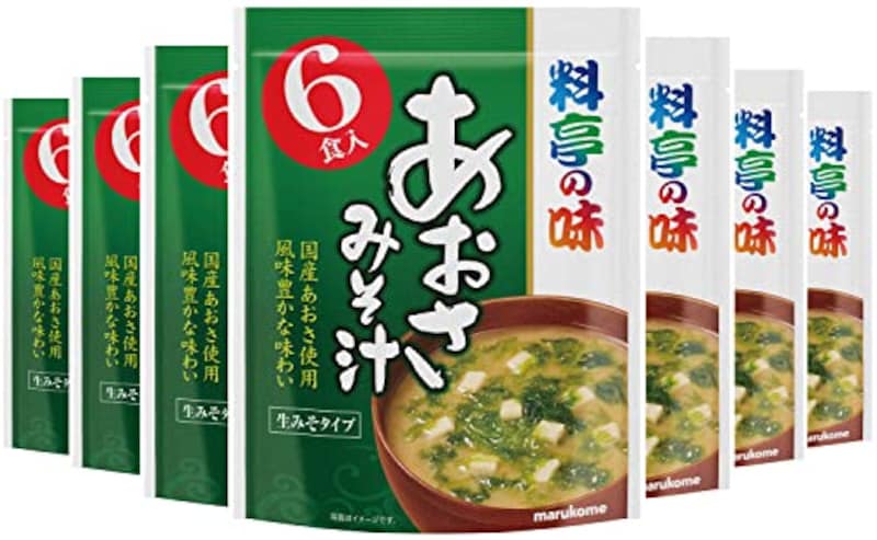 マルコメ お徳用 料亭の味 あおさ 即席味噌汁 6食×7袋
