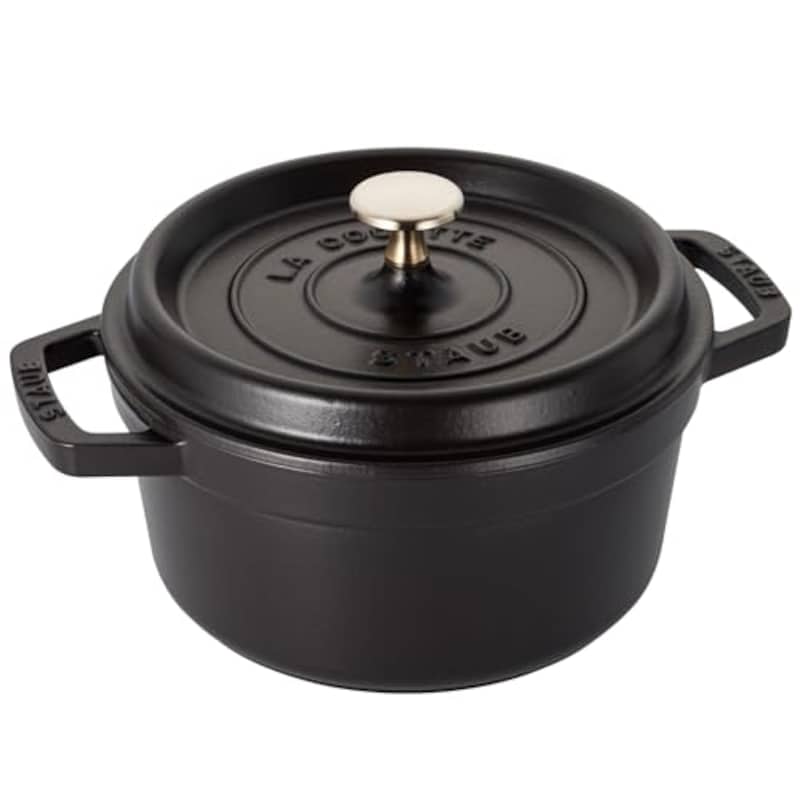 ストウブ(Staub) 「 ピコ ココット ラウンド ブラック 20cm 」