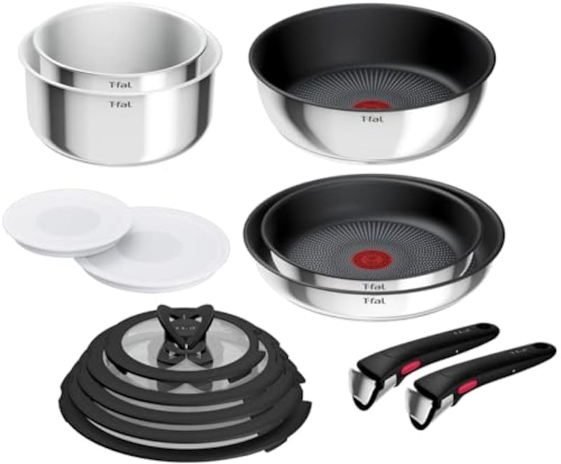 ティファール 取っ手のとれる 鍋 フライパンセット 充実の14点セット