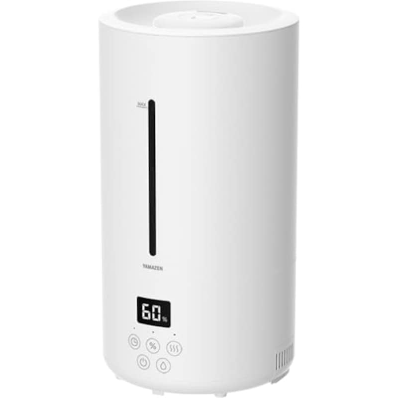 YAMAZEN（山善）,加湿器 ハイブリッド式 超音波式+ヒーター搭載 上から給水 お手入れ簡単