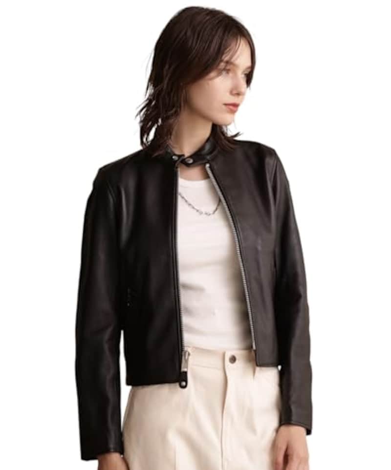 Schott（ショット）,ジャケット Women's SINGLE RIDERS シングル ライダース レディース 782-5950603