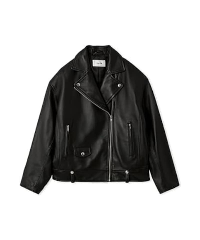 FRAY I.D（フレイアイディー）,レザーライダースジャケット FWFJ254281 レディース