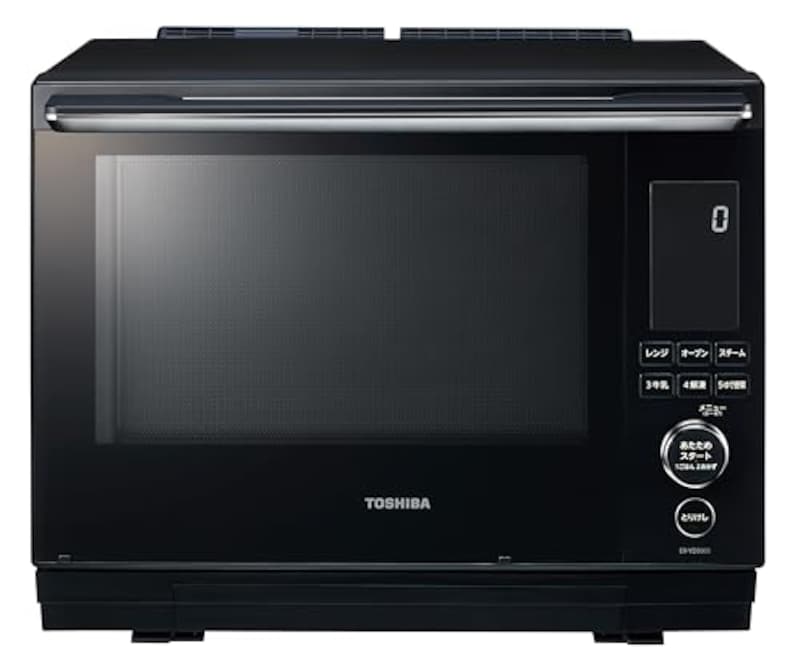 東芝 (TOSHIBA) オーブンレンジ 電子レンジ フラットテーブル microwave 簡単操作 石窯ドーム 30L ER-YD3000(K)