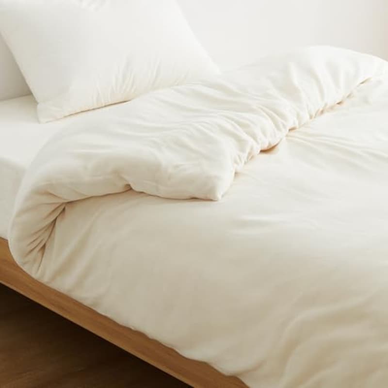 クモリ(Kumori) 掛け布団カバー シングル 暖かい フランネル 「極暖シリーズ」