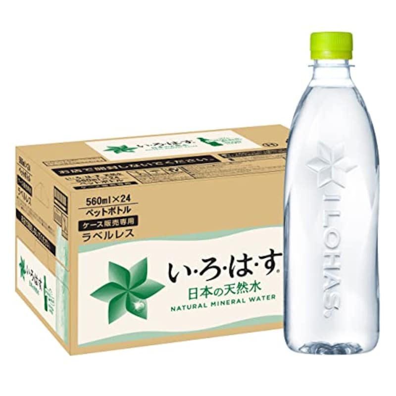 い・ろ・は・す ラベルレス 560ml × 24本 水 天然水