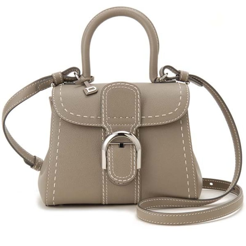 デルヴォー Delvaux ショルダーバッグ レディース グレー BRILLANT MINI S 