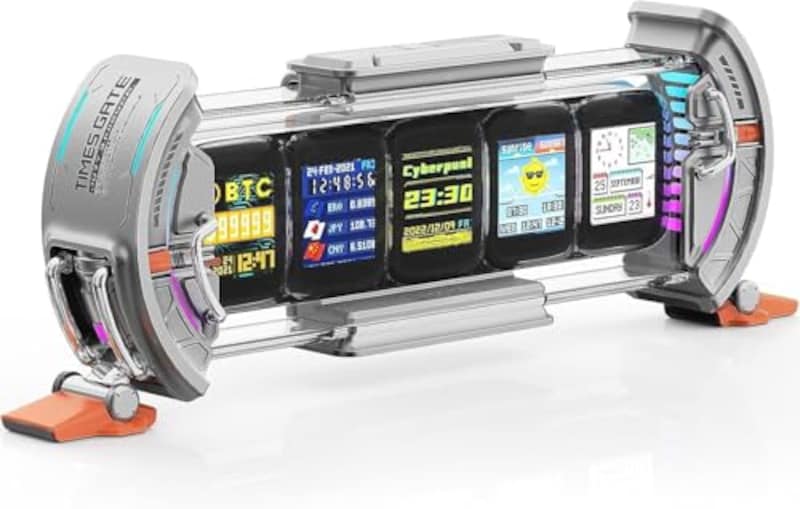 【PCデスクを彩る・SFガジェット】Divoom Times Gate 5Wayデジクロック