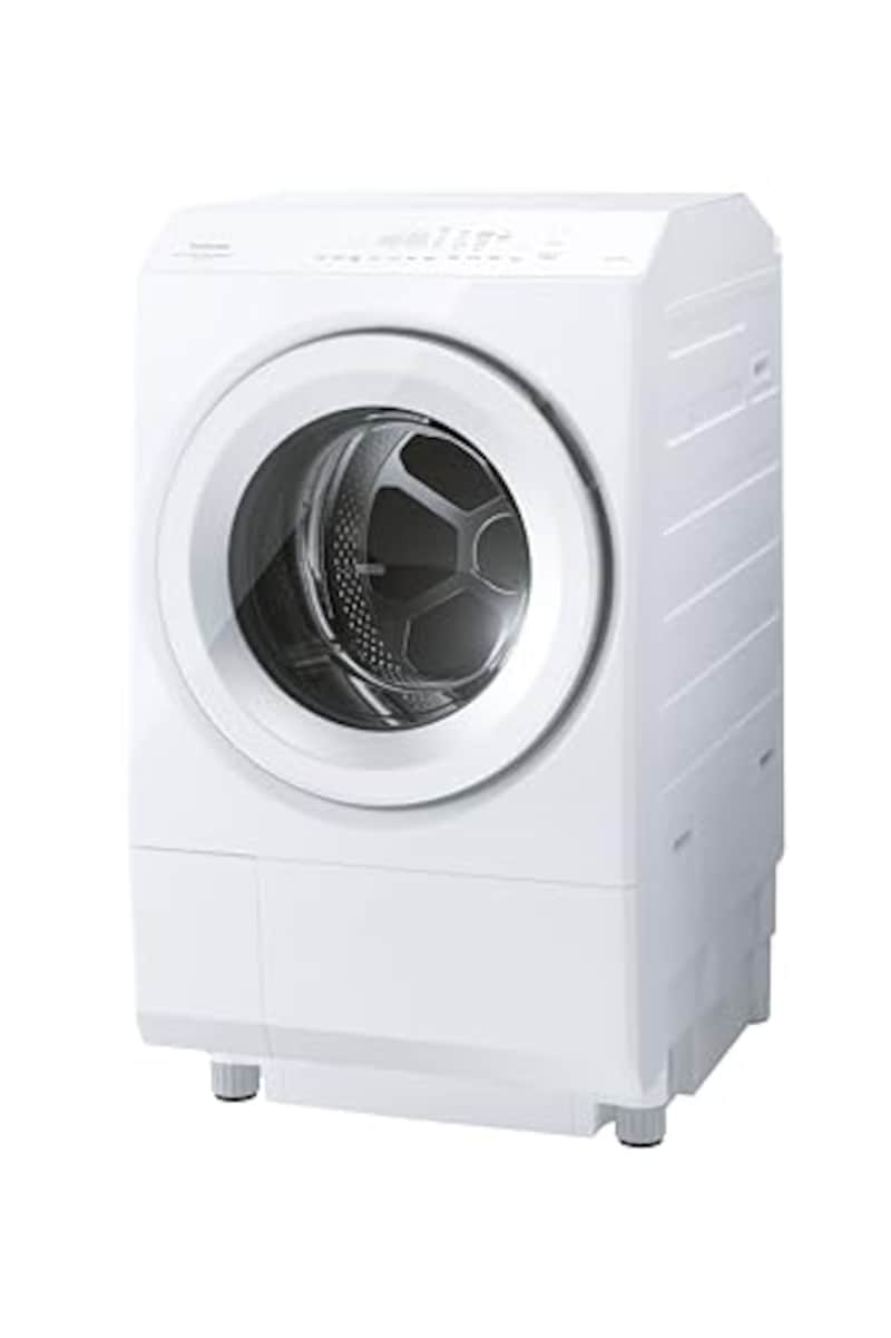 TOSHIBA(東芝) ドラム式洗濯乾燥機 幅60㎝ 洗濯12kg 乾燥7kg 左開き TW-127XM3L(W)