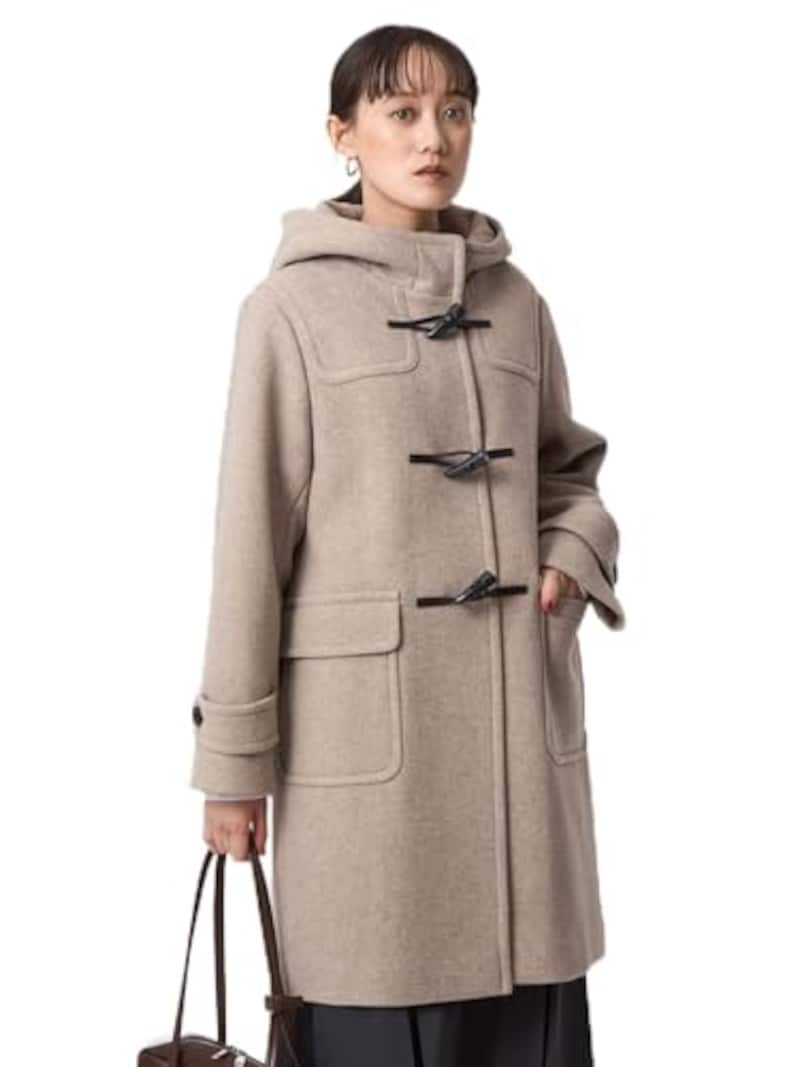 [ユナイテッドアローズ グリーンレーベル リラクシング] ロング ダッフルコート 