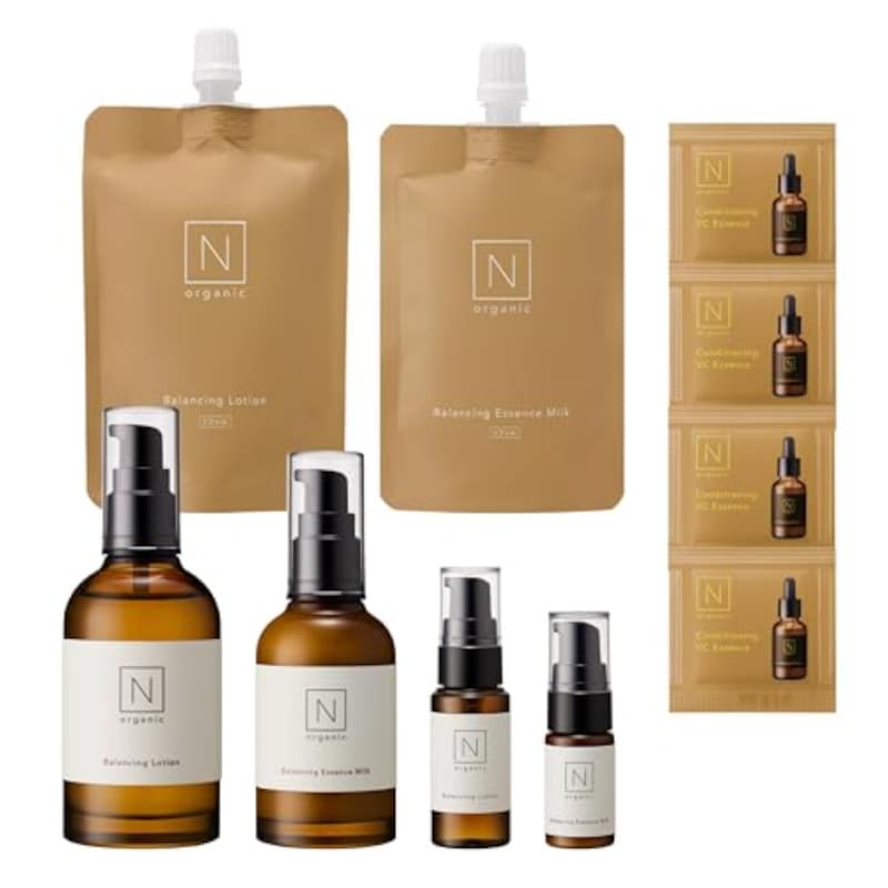 【2026年福袋】N organic Basic スキンケア福袋 (化粧水 乳液 ビタミンC美容液) 10点セット 保湿力 ハリ 乾燥肌 敏感肌 肌荒れ 柑橘系の香り エヌオーガニック