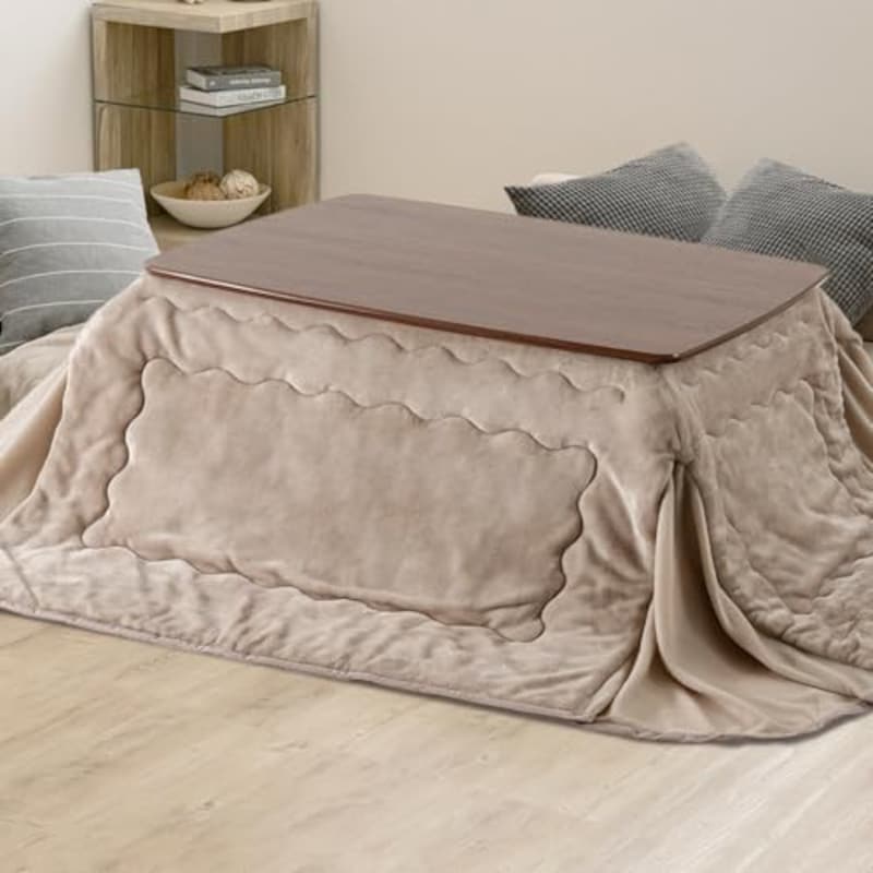 アイリスプラザ こたつ掛布団 長方形 165×195cm 収納スペースに困らない省スペースこたつ掛布団