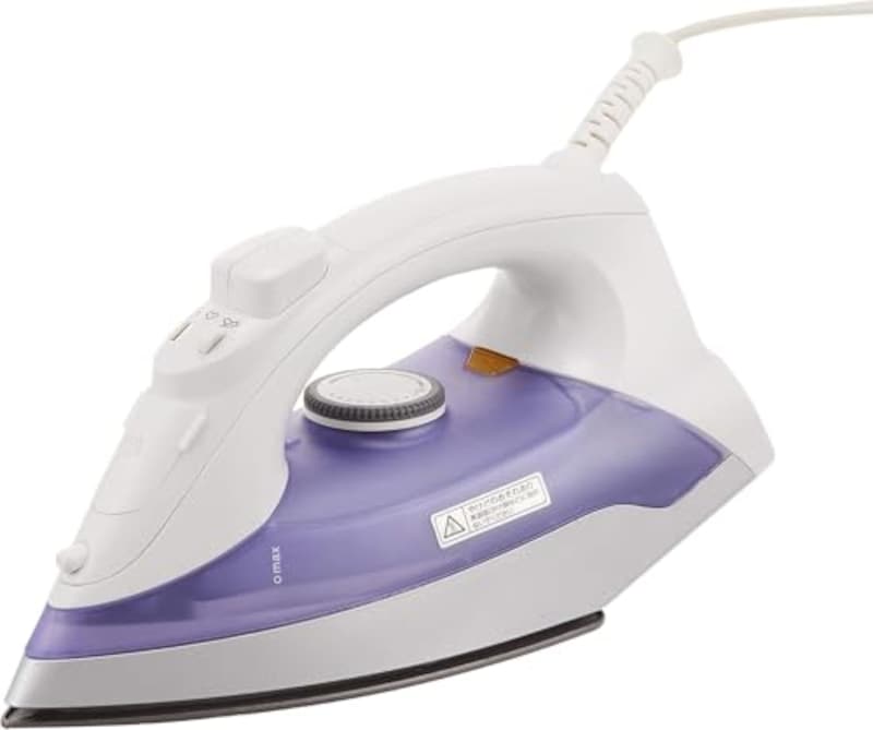 [山善] スチームアイロン 3段階スチーム フッ素コーティング