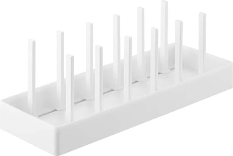 山崎実業(Yamazaki) シンク下 幅調節 鍋蓋＆フライパン収納スタンド 