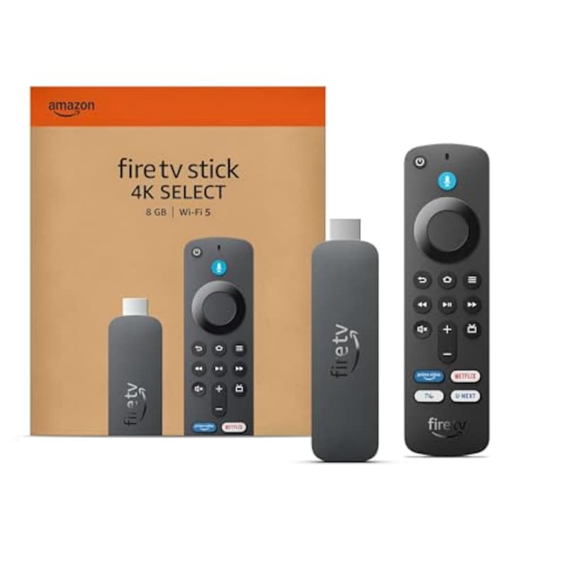 Amazon Fire TV Stick 4K Select | 4Kの高画質ストリーミング | ストリーミングメディアプレイヤー