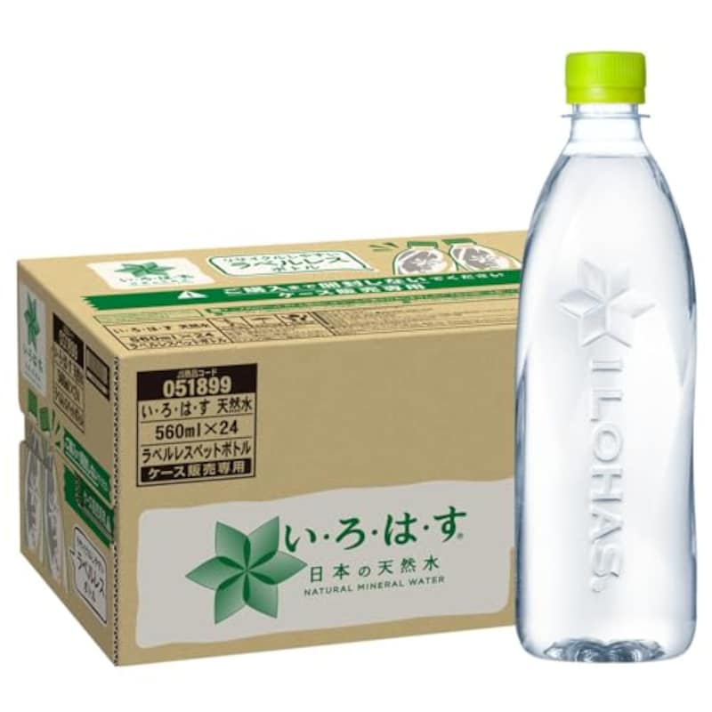 い・ろ・は・す ラベルレス 560ml × 24本 水 天然水