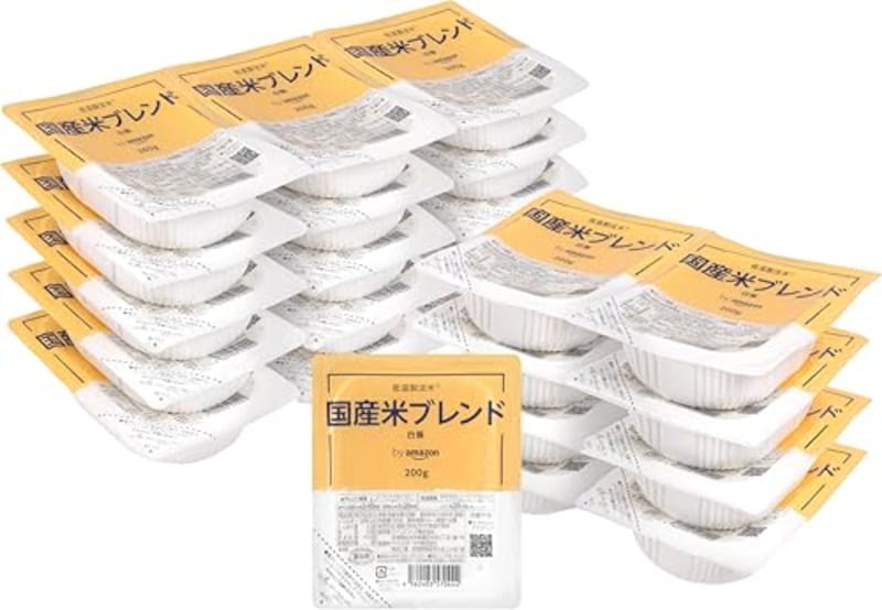 by Amazon パックご飯 国産米 200g×24個