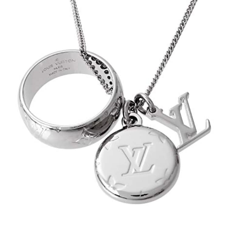 LOUIS VUITTON（ルイヴィトン）,ネックレス リングネックレス モノグラム M62485 (シルバー)