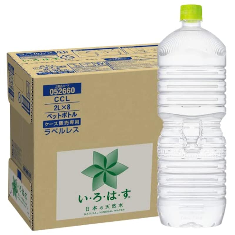 い・ろ・は・す 2L PET ラベルレス ×8本