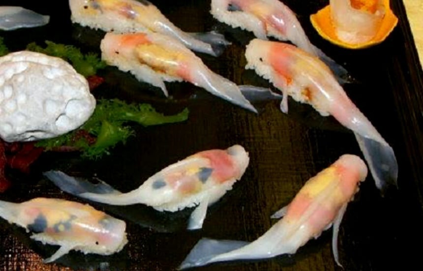 Koi-Shaped Sushi Will Make Your Head Swim