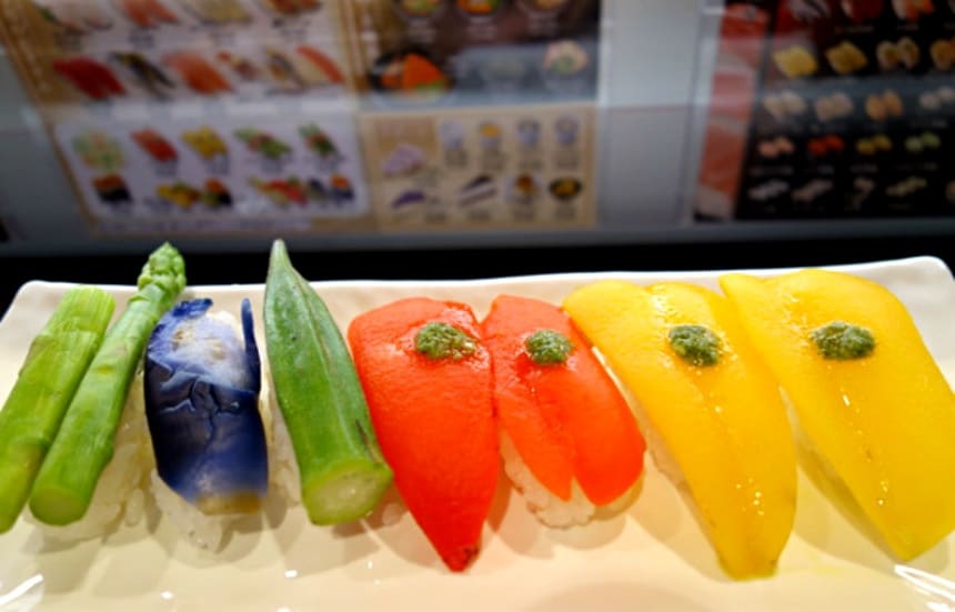 A Vegetarian Sushi Restaurant in Tokyo!