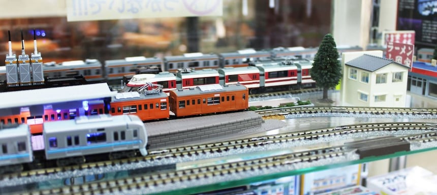 Model Train Playground in Nakano