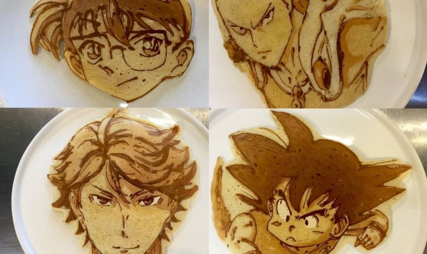Amazing Anime Pancake Art!