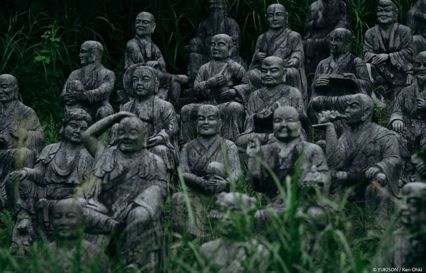 Visit an Eerie Grove of Buddhist Statues