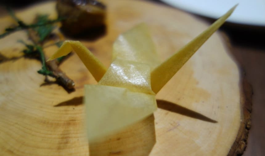 Edible Origami Crane Has Our Mouths Watering