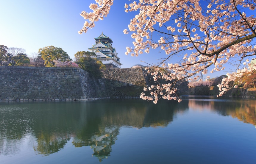 Top 5 Sakura-Viewing Sites in Osaka