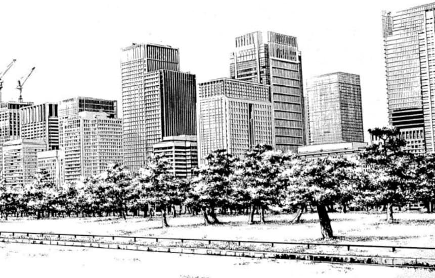 Kiyohiko Azuma’s Urban Sketches of Japan