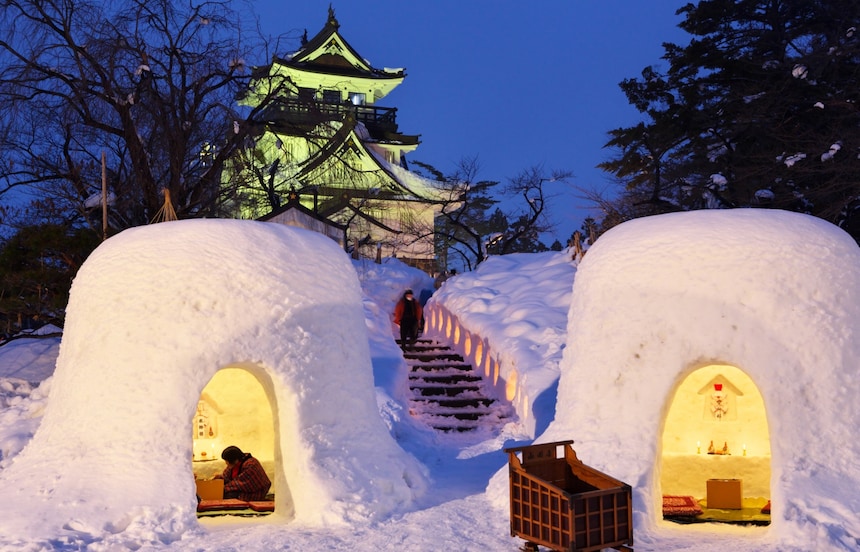 The 5 Biggest Snow Festivals in Tohoku