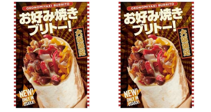 Okonomiyaki Burrito: Only in Osaka