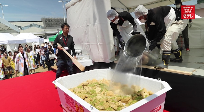 Oodles of Noodles Land New World Record