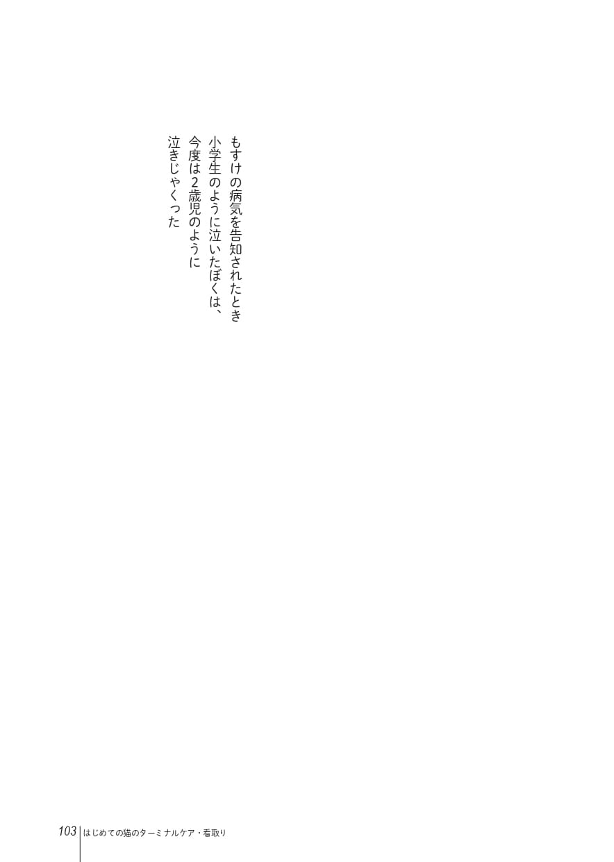 画像出典：『まんがで読む はじめての猫のターミナルケア・看取り』（猫びより編集部、粟田佳織・著、ななおん・まんが／日東書院本社）