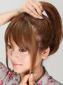 ポニーテールは高い位置に！