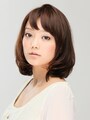 肩ラインの前上がりボブ