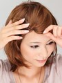 前髪で小顔効果も！