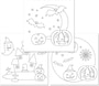 ハロウィンぬりえ　ぬりえパーク