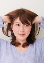 短い毛が出ないように、表面にくる面にワックスをなじませる