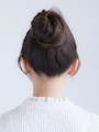 お団子ヘアの作り方・やり方・方法（バックスタイル）