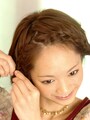 細かめに編むとバランスがよい