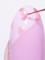 ジェルネイルで斜めフレンチのヒョウ柄デザインレシピ