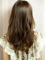 デジタルパーマ　アフロート　セミロング