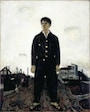 松本竣介《立てる像》1942 年