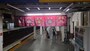 城崎温泉駅で見られる「冬の味覚 かに」ののれん